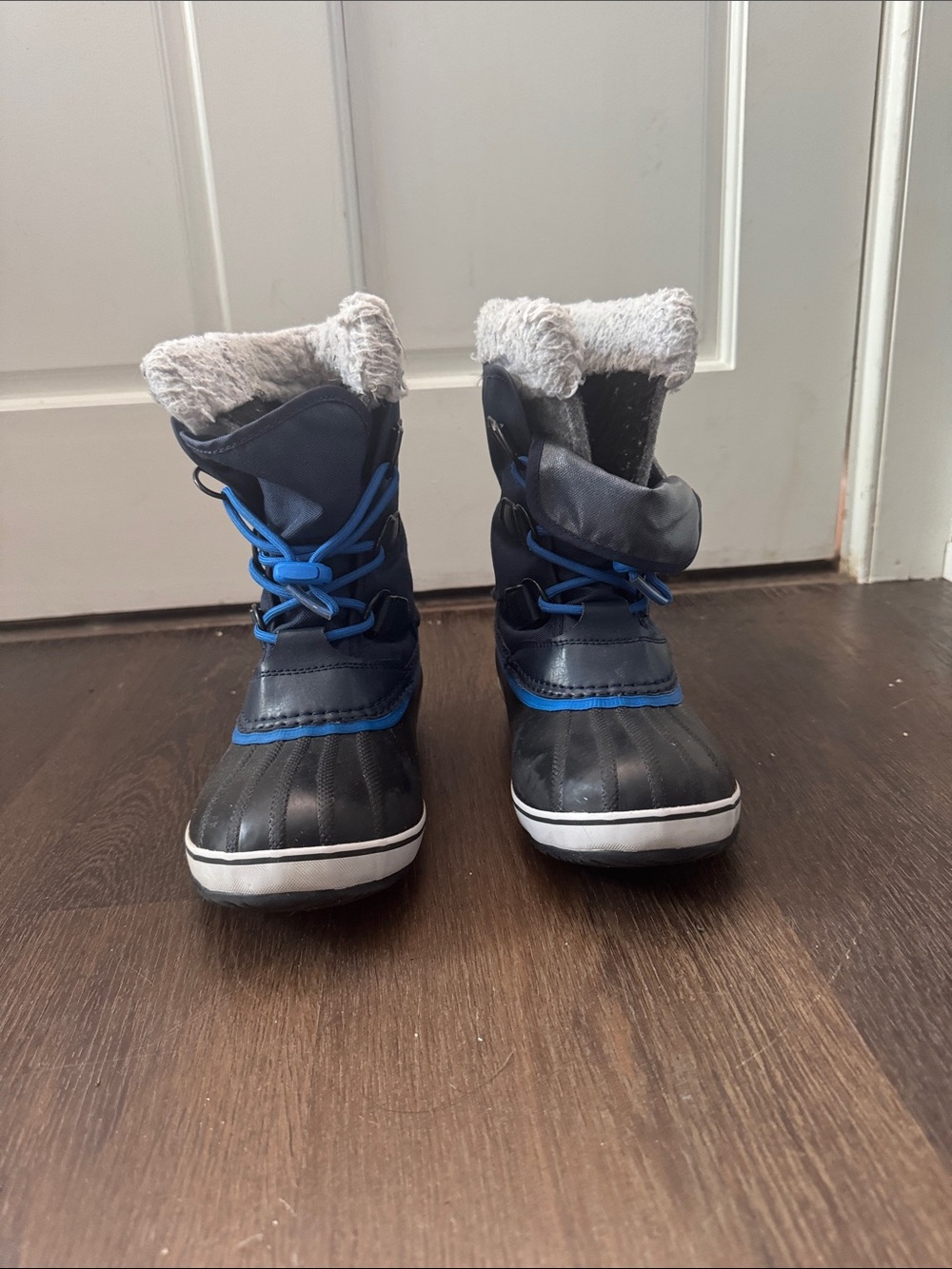 Sorel Kids Navy and Blue Insulated Snow Boots